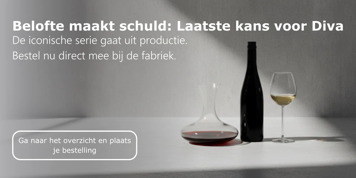 Laatste bestel kans voor de Schott-Zeisel Diva Collectie